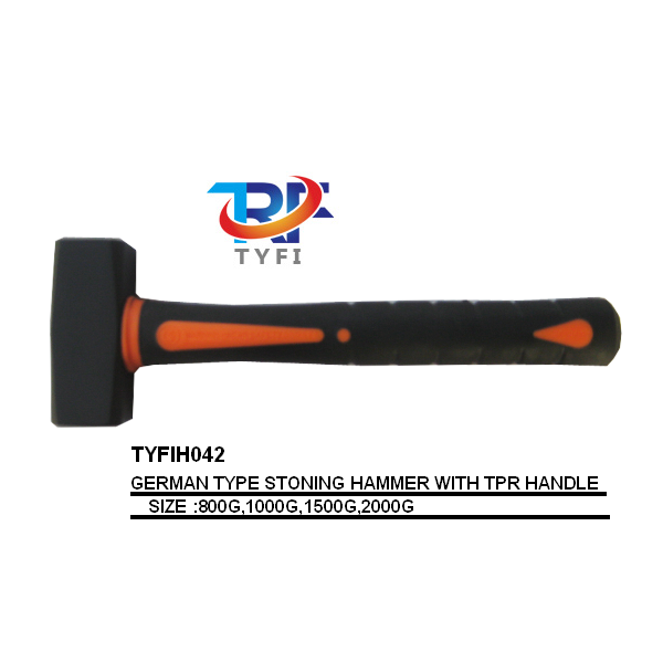 TPR柄德式石工錘